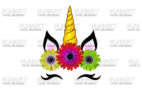Download Unicorn Head Face  , Sublimation , PNG - Unicorn Collection