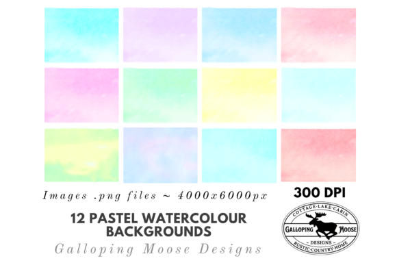 Download Pastel Watercolour Digital Backgrounds - Digital backgrounds Collection