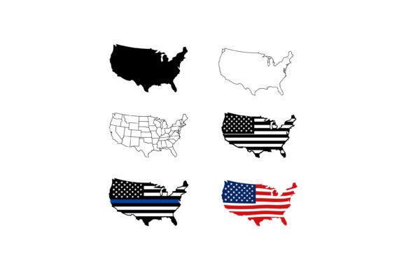 Download United States Map Icon Set - United states Collection