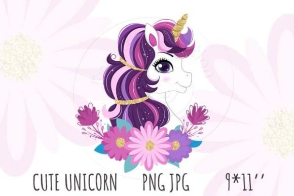 Download Unicorn Head Sublimation Png - Unicorn Collection