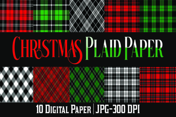 Download Christmas Plaid Paper - Christmas Collection