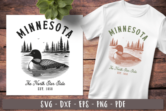 Download Minnesota Svg | Vintage United States - United states Collection