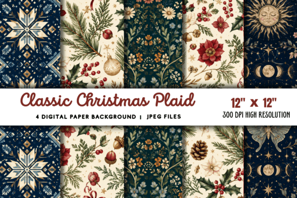 Download Classic Christmas Plaid Background 3 - Christmas Collection